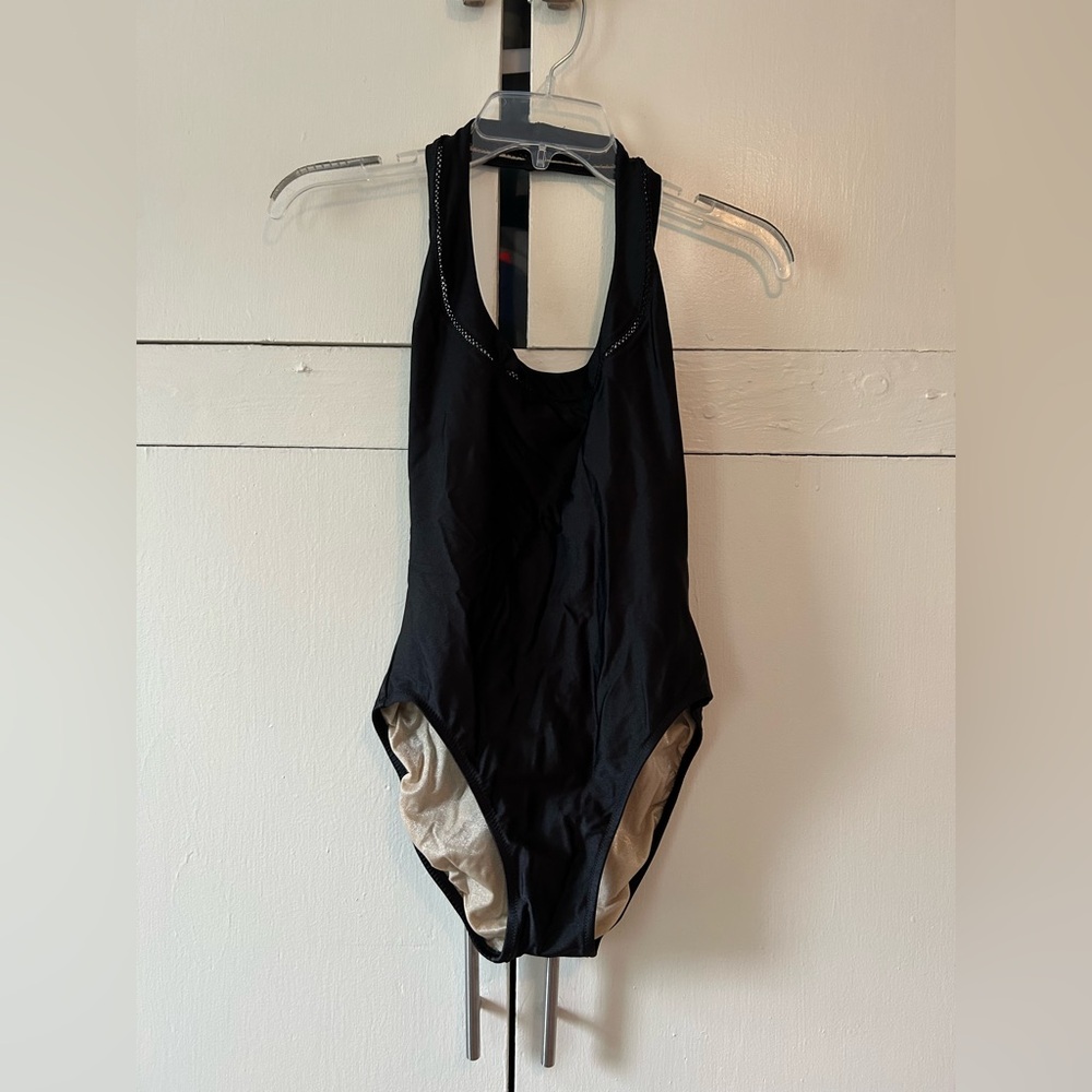 Vintage Gottex Black Women's Swimsuit halter fits like small